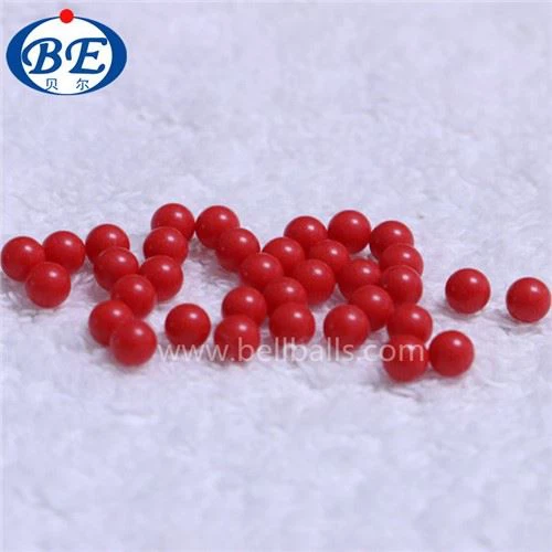 3/32" 2.381mm röda nylonbollar